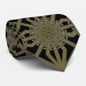 Pet Rock Ocean Sediment Edelsteine Retro-Stil Krawatte (Gerollt)