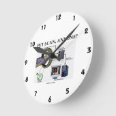 PET Scan, jemand? (Positron Emission Tomographie) Runde Wanduhr (Winkel)