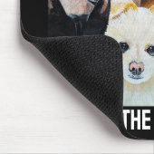 Pet Selfie Painting by Alfred Fox Mousepad (Ecke)