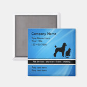 Pet-Service-Magnete Magnet (Vorderseite/Rückseite)