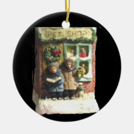 PET SHOP CHRISTMAS " KERAMIK ORNAMENT