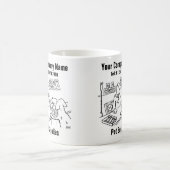Pet Shop & Pet Lieferant Cartoon Tasse (Mittel)