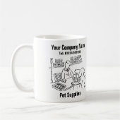 Pet Shop & Pet Lieferant Cartoon Tasse (Links)