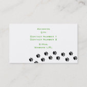 Pet Shop Visitenkarte (Rückseite)