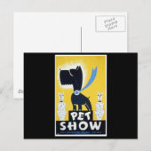 Pet Show Postkarte (Vorne/Hinten)