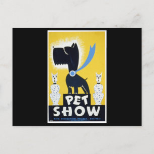 Pet Show Postkarte