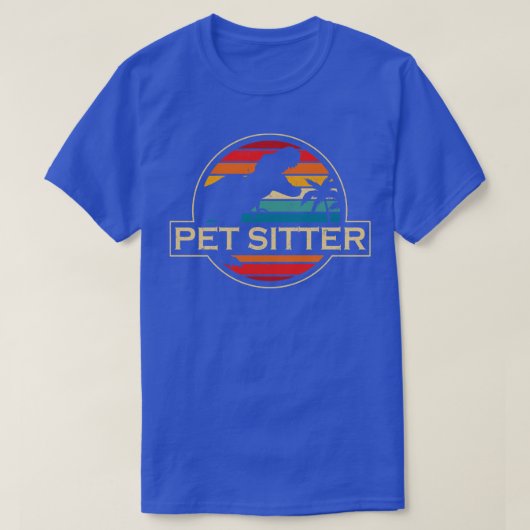 Pet Sitter Dinosaurier T-Shirt (Design vorne)