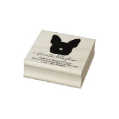 Pet Sitter Dog Walker Französischer Bulldog Gummistempel (Stempel)