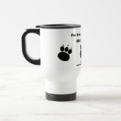 Pet Sitter & Dog Walker Paw Print Reisebecher (Links)