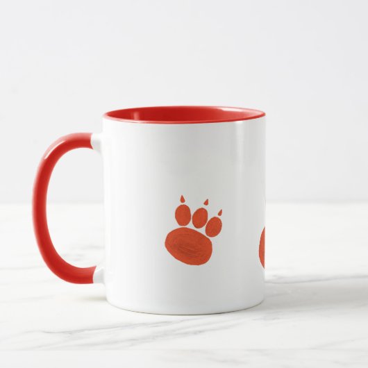 Pet Sitter & Dog Walker Paw Print Tasse (Links)
