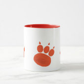 Pet Sitter & Dog Walker Paw Print Tasse (Zentrum)