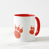Pet Sitter & Dog Walker Paw Print Tasse (VorderseiteRechts)