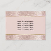 Pet Sitter Haustiere Sitzplatz Rose Rosa Verabredu Terminkarte (Rückseite)