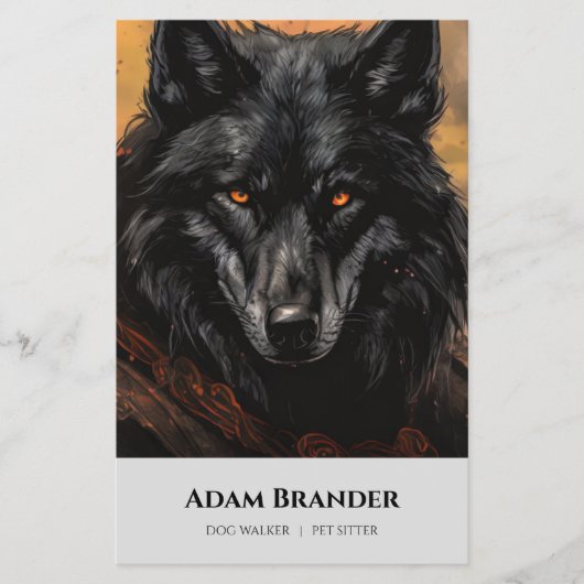 Pet Sitter Walker Flyer (Vorne)