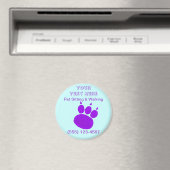 Pet-Sitting-Dienste Drucken Magnet (In Situ (Geschirrspüler))