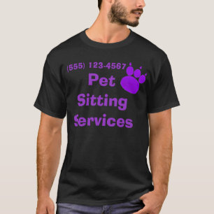Pet-Sitting-Dienste Drucken T-Shirt