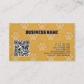 Pet Sitting Dog Walker  Visitenkarte (Rückseite)