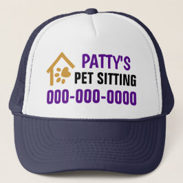 Pet Sitting Trucker Hat Truckerkappe
