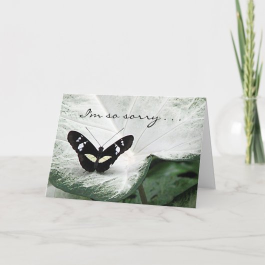 Pet Smpathie - Schmetterling Karte (Vorderseite)