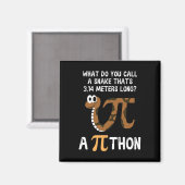 Pet Snake Math Pi Day Python Magnet (Vorderseite/Rückseite)