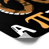 Pet Snake Math Pi Day Python Poster (Ecke)