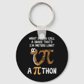 Pet Snake Math Pi Day Python Schlüsselanhänger (Vorderseite)