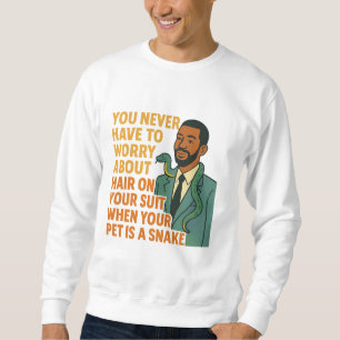 Pet Snake No Hair Anzug Funny Graphic Sweatshirt