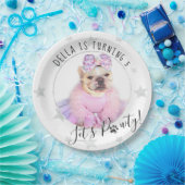 Pet Star | Let's Pawty Foto Haustier Hund Geburtst Pappteller (Party)