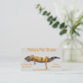 Pet Store Business Card Visitenkarte (Stehend Vorderseite)