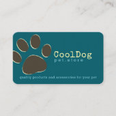 Pet Store Cooler Hund Visitenkarte (Vorderseite)