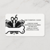 Pet Store | Dog Grooming Tools Visitenkarte (Rückseite)