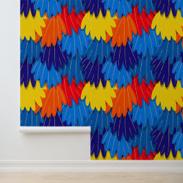 Pet Store Shop Scarlet Macaw Papagei Feathers Tapete