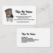 Pet Store-Visitenkarte Visitenkarte (Vorne/Hinten)