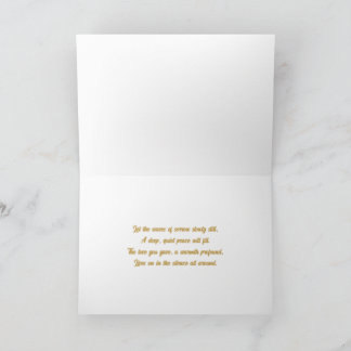 Pet Sympathy Card Love Paw Series Dankeskarte