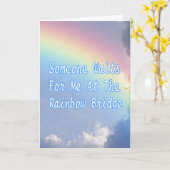 Pet Sympathy Card Rainbow Bridge Dog Cat Full Poem Karte (Gelbe Blume)