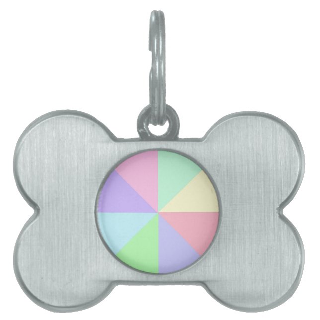 Pet-Tag in Knochenform Tiermarke (Vorderseite)