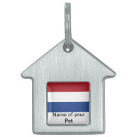 Pet-Tag mit Flagge der Niederlande