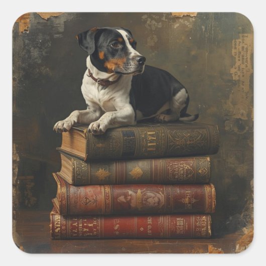 Pet Talk Magnetic Card Quadratischer Aufkleber (Vorderseite)