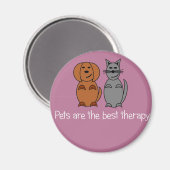 Pet Therapy Magnet (Vorderseite/Rückseite)