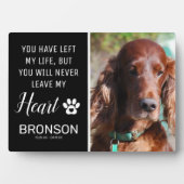 Pet Tribute | Hunde-Erinnerung Fotoplatte (Vorderseite)