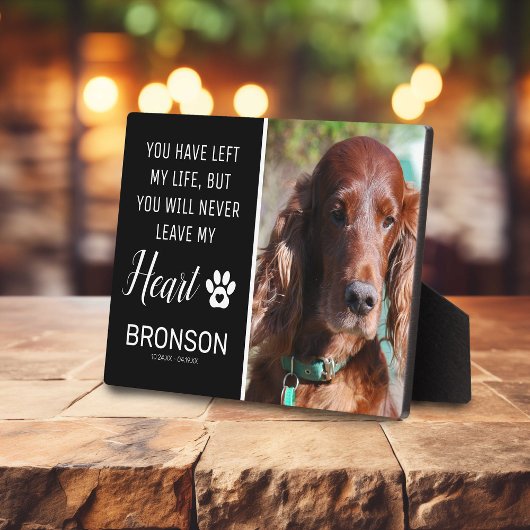 Pet Tribute | Hunde-Erinnerung Fotoplatte