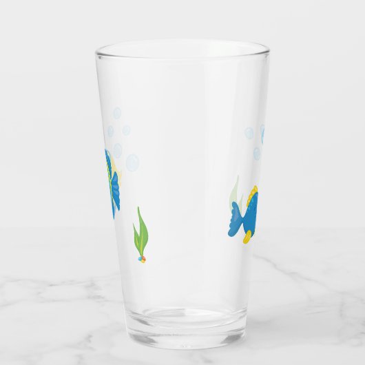 Pet Tropical Fish Bowl Aquarium Glas (Rechts)