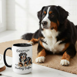 Pet Watercolor Browns Bernese PERSONALIZE Tasse