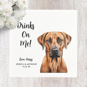 Pet Wedding Cocktail Napkins Serviette