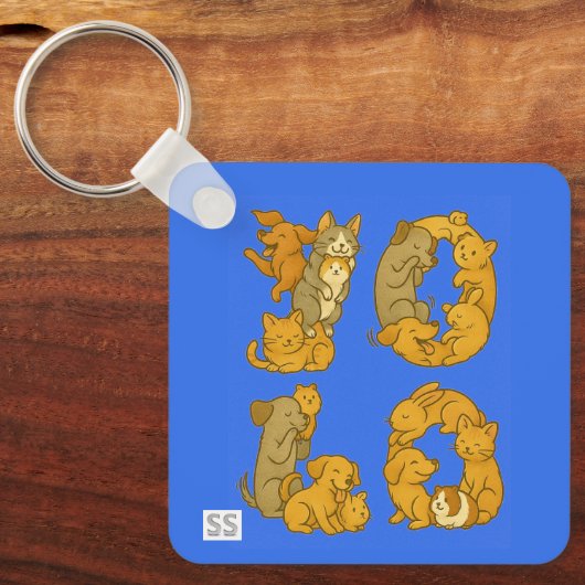 Pet YOLO  Schlüsselanhänger (Vorderseite)