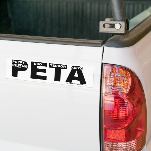 PETA Aufkleber Autoaufkleber (Auf Lkw)