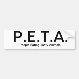PETA AUTOAUFKLEBER