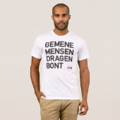 PETA Gemene mensen dragen bont T-Shirt (Vorne ganz)