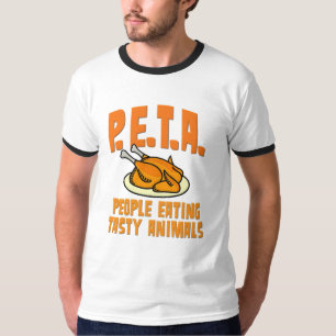 PETA Leute, die geschmackvolle Tiere essen T-Shirt