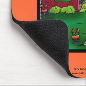 PETA und Crabgrass Cartoon Mouse Pad Mousepad (Ecke)